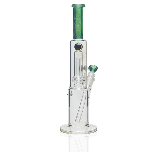 (Eric Ross) 4 Point 0 Glass x Firekist - 14" Straight Showerhead Tube