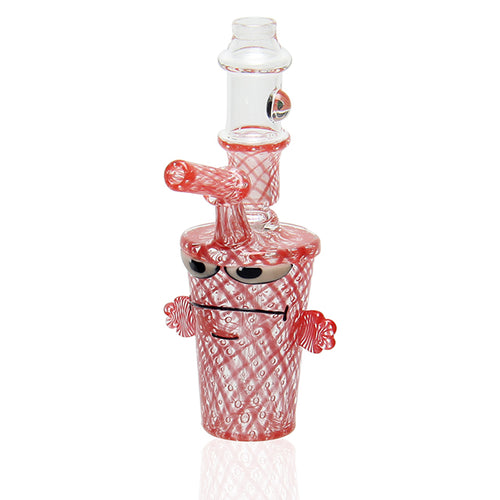 BTGB - Reticello Master Shake Bubbler - Red