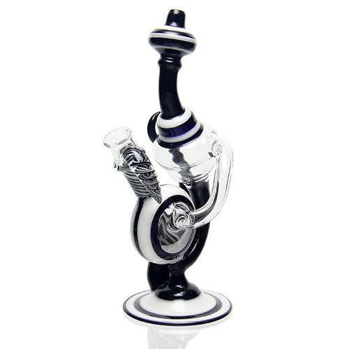 Wyoming Mofo - Recycler Bubbler - Black & White