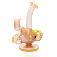 Load image into Gallery viewer, Wyoming Mofo glass - Mini Angler rig Bubbler - Peach