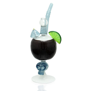 Reyna Glass - Shrunken Head Coconut Chalice Bubbler