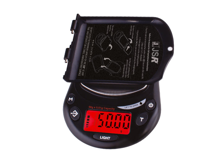 J Scale JSR50 pocket scale — small portable milligram scale for precise everyday weighing