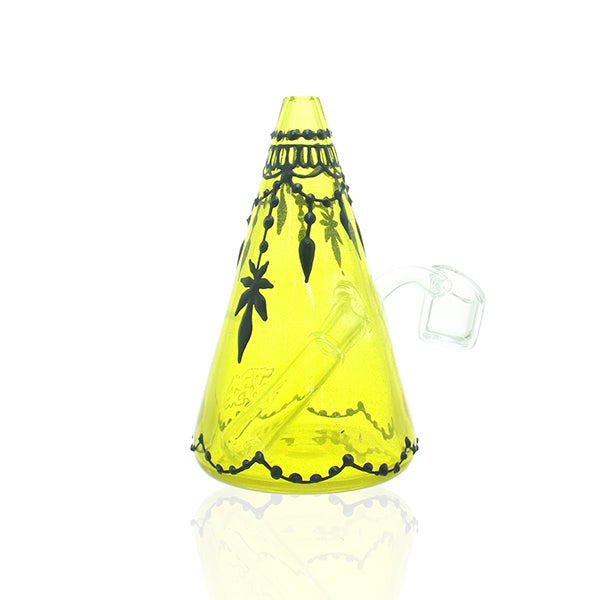 Jerome Baker Designs JBD x Mehndi Yellow Cone side view