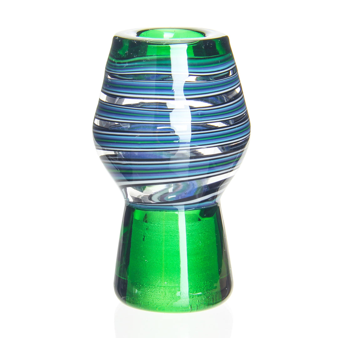 Jeff Green 14mm Dome Green — handblown 14mm dome carb cap in green