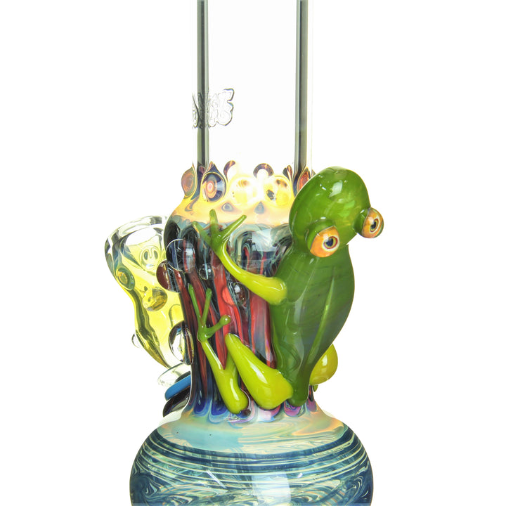 Jerome Baker Designs Limited Edition Double Bubble Beaker Frog — double bubble chambers detail