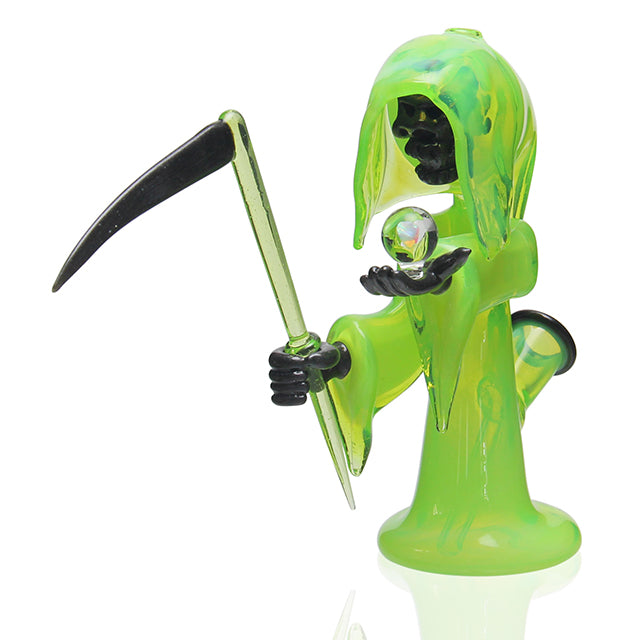 Joachim Reaper Bubbler Slyme sculptural mini dab rig
