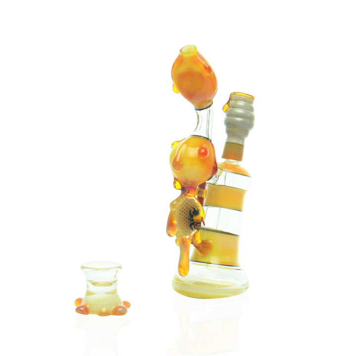 Joe Peters 9 inch Honey Bubbler side view