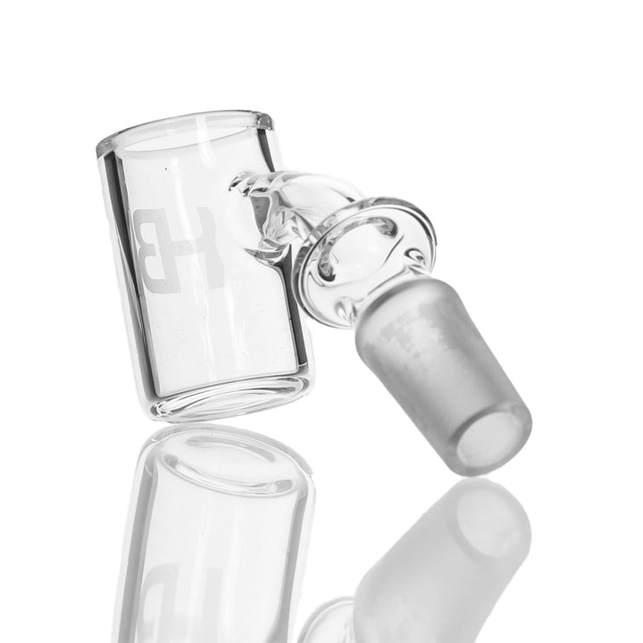 Joel Halen 25mm Flat Top Quartz Bucket 14mm Male 45deg — 14mm male flat-top bucket from alternate angle