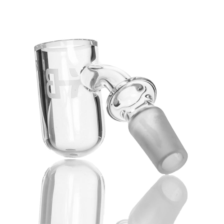 Joel Halen 25mm Flat Top Round Bottom Quartz Bucket 14mm Male 45deg — 14mm 45deg bucket from alternate angle