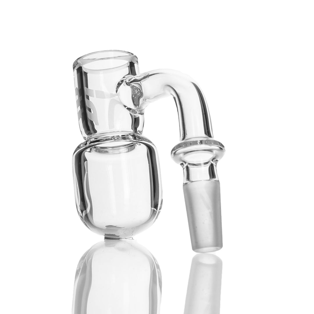 Joel Halen T2 Round Bottom Banger 10mm Male 90deg — 10mm T2 banger from alternate angle