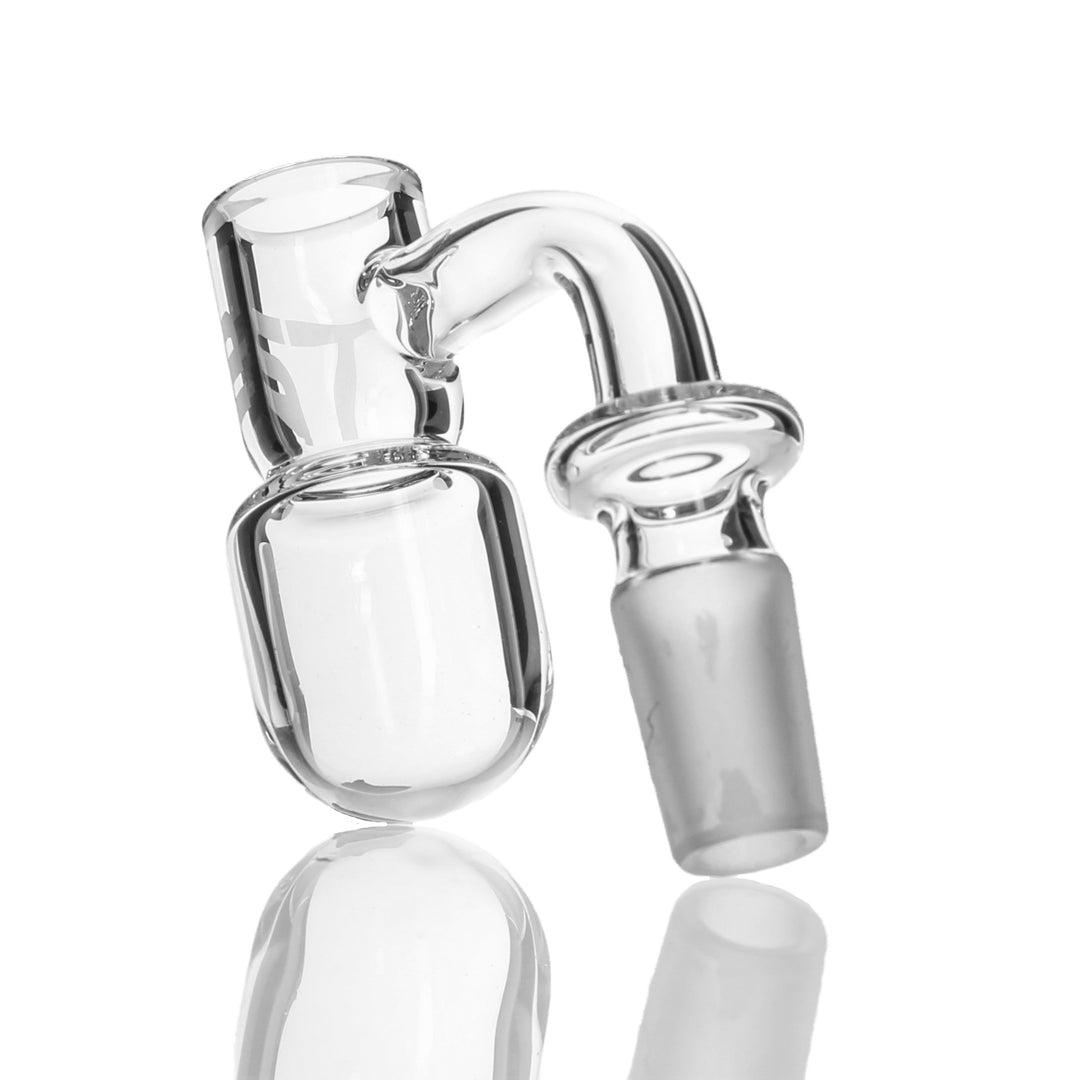 Joel Halen T2 Round Bottom Banger 14mm Male 90deg — 14mm T2 banger from alternate angle