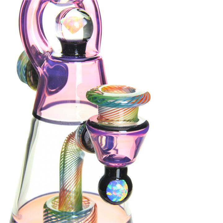 JT Glass 8in Scope Beaker — base and downstem detail