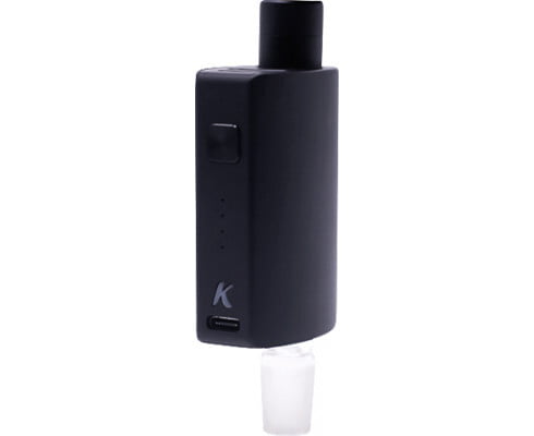 Kandypens Session Black — portable concentrate vape pen with ceramic atomizer in black