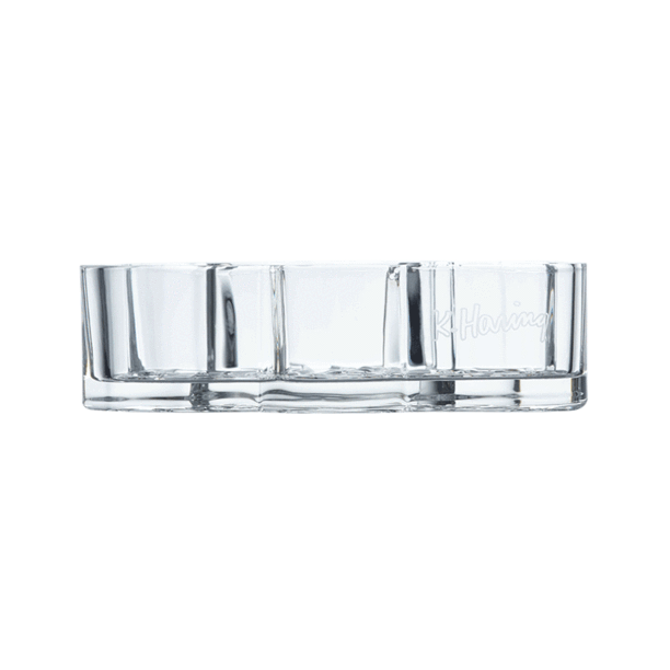 Keith Haring Glass Catchall Man Bat detail view