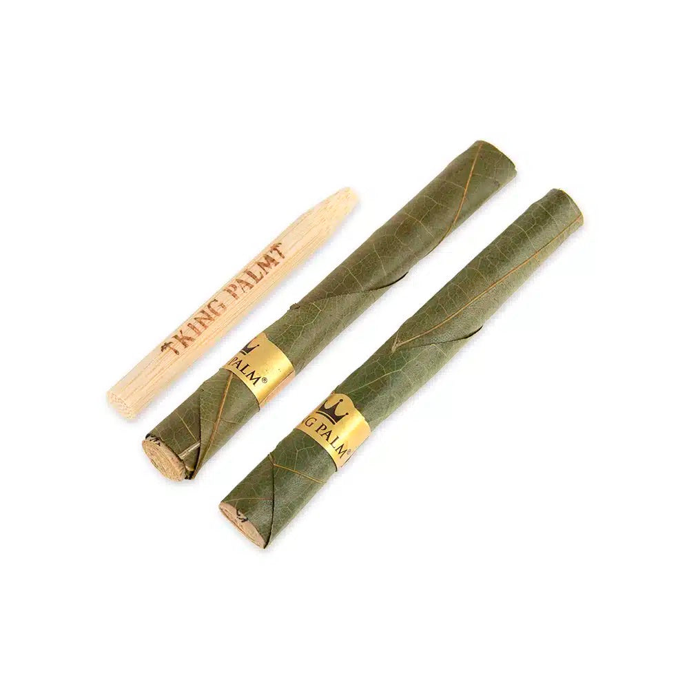 King Palm 2 Mini Rolls Banana Cream — natural palm leaf pre-rolls, hero shot