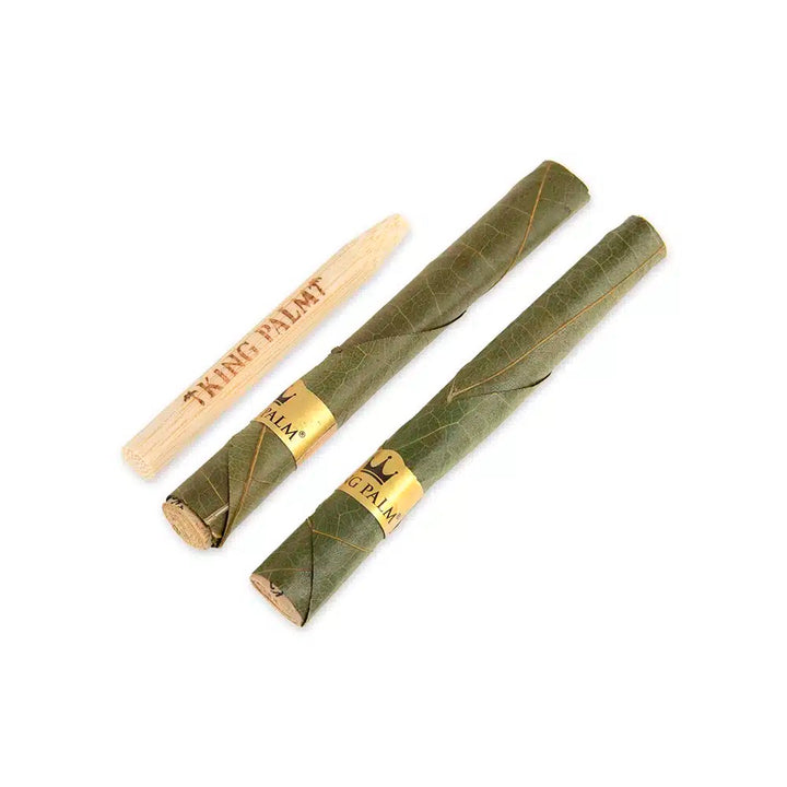 King Palm 2 Mini Rolls Berry Terps — natural palm leaf pre-rolls, hero shot