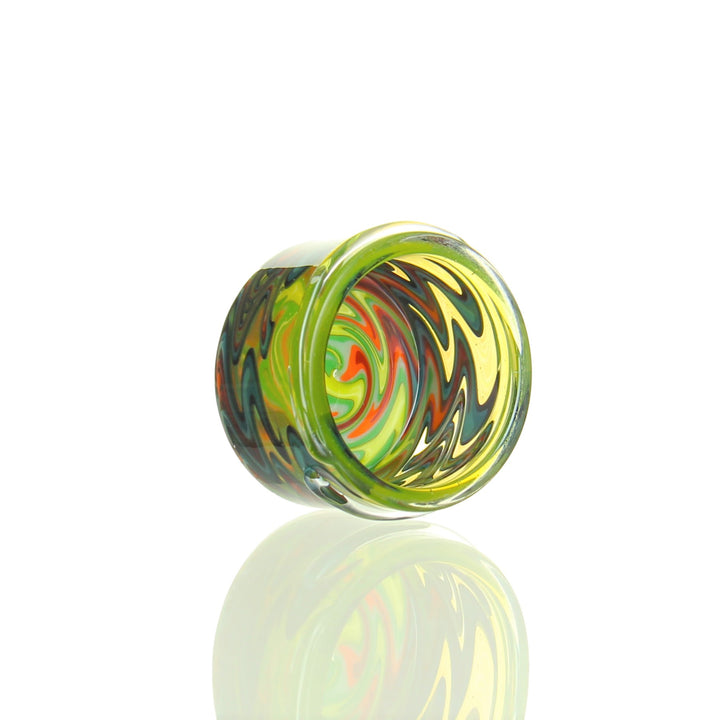 Korey Glass Baller Jar Yellow — yellow Baller Jar detail view
