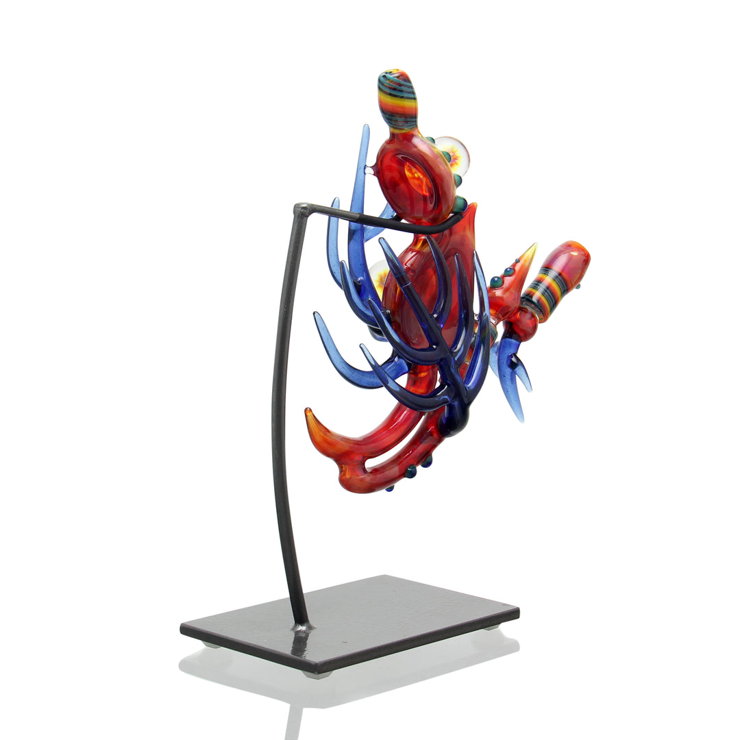 Lay Z Glass Hanging Bubbler Serendipity side view