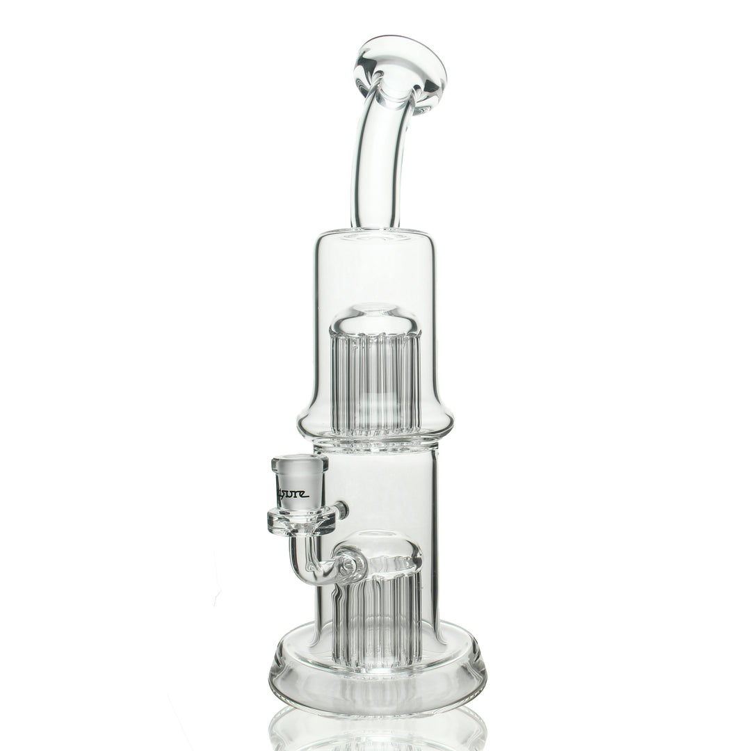 Leisure Glass 13 Arm Flower Tube — heady glass bong with 13-arm tree percolator