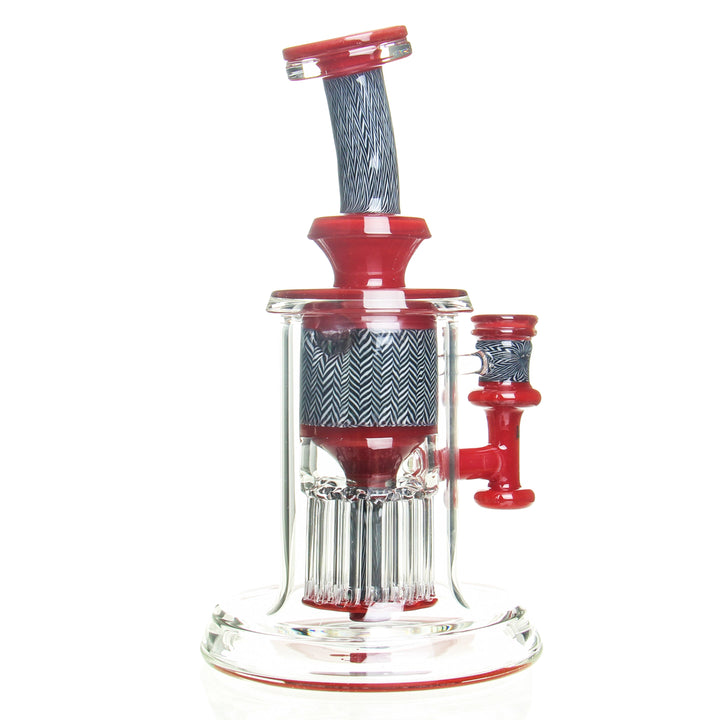 Leisure Glass 13 Arm Tree Incycler Rig Elite Ruby — Elite Ruby 13-arm tree incycler shown from alternate angle