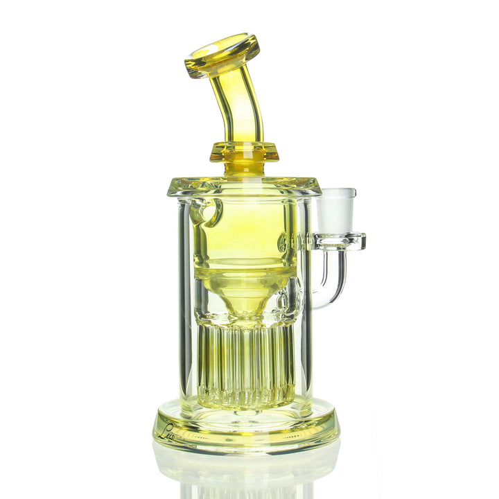 Leisure Glass 13 Arm Tree Incycler Rig Fume — fume 13-arm tree incycler rig shown from alternate angle