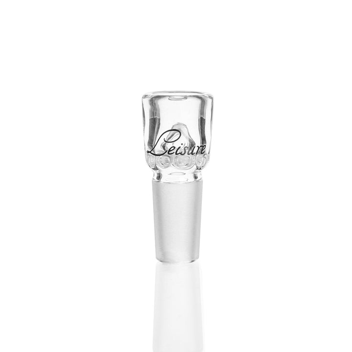 Leisure Glass 14mm Disc Screen Slide Clear — disc screen detail