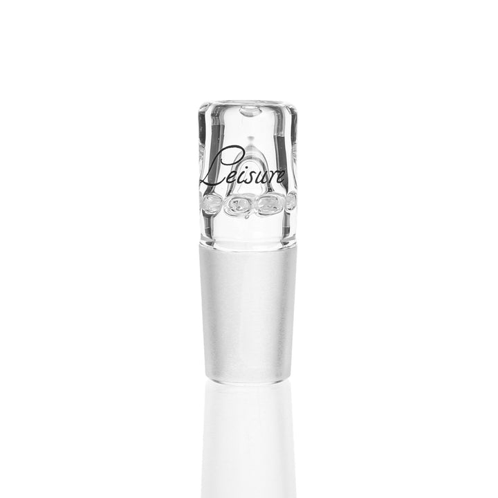 Leisure Glass 18mm Disc Screen Slide Clear — disc screen detail