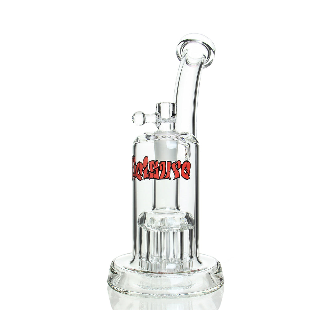 Leisure Glass 44 Mag Bubbler Red — 44 Magnum revolver-shaped bubbler in red