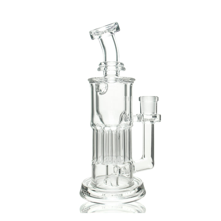 Leisure Glass Pillar Incycler Rig — side view of heady glass incycler rig
