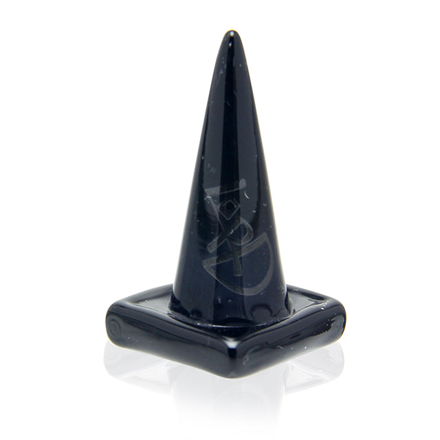 LORD Glass Traffic Cone Dabber Black glass dab tool