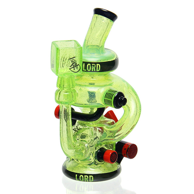 Lord Glass Klein Recycler Slyme mini recycler dab rig with 10mm male joint