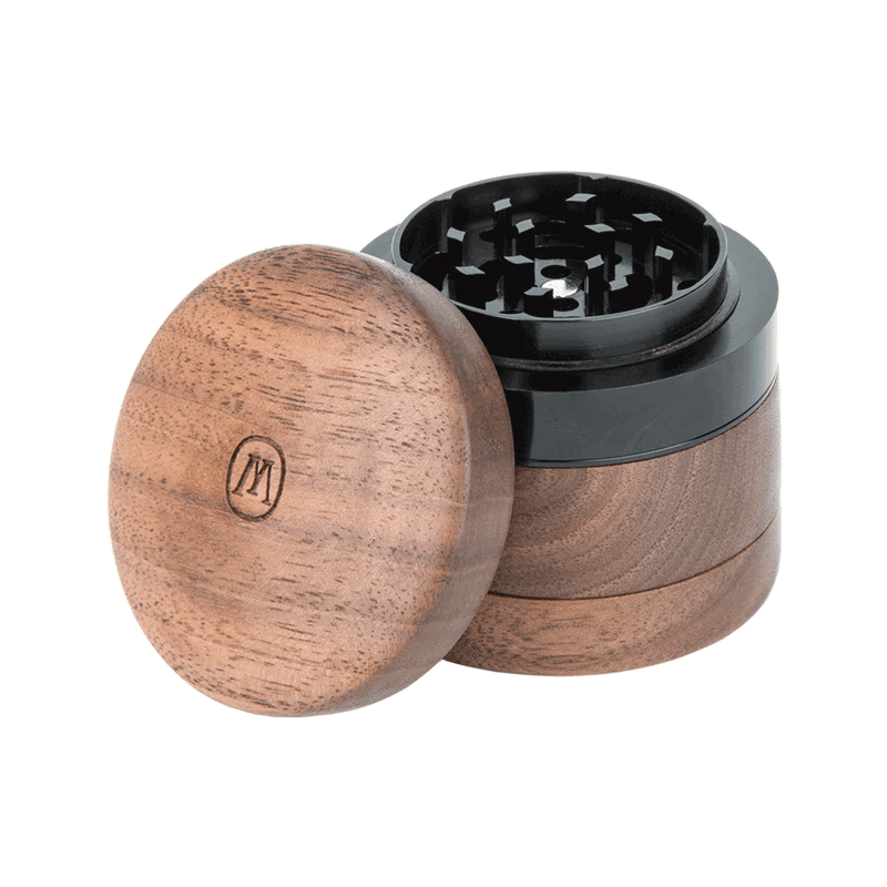 Marley Natural Small Grinder — wood and metal herb grinder, small