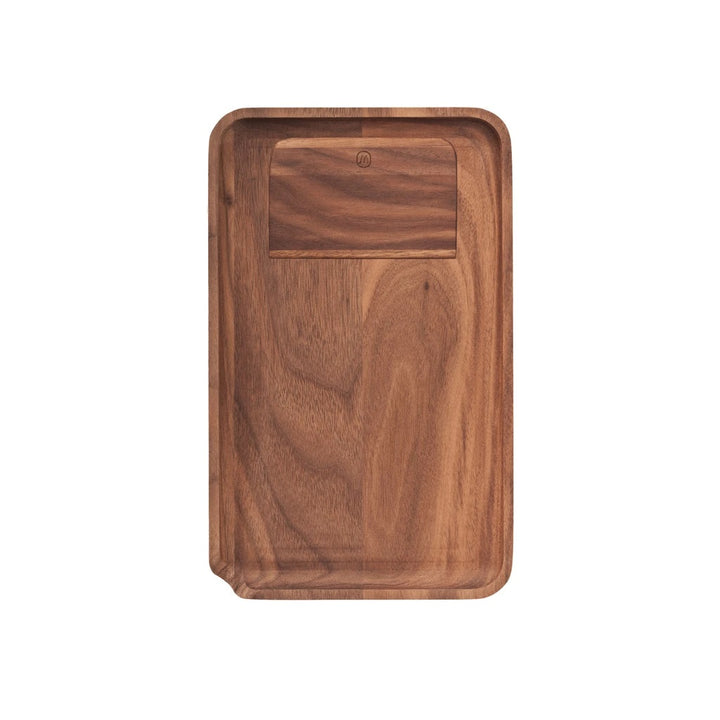 Marley Natural Small Rolling Tray — small wood rolling tray with Marley Natural branding