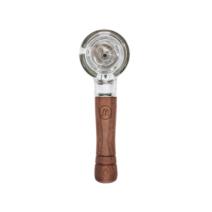 Marley Natural Walnut Wood Spoon Pipe top view