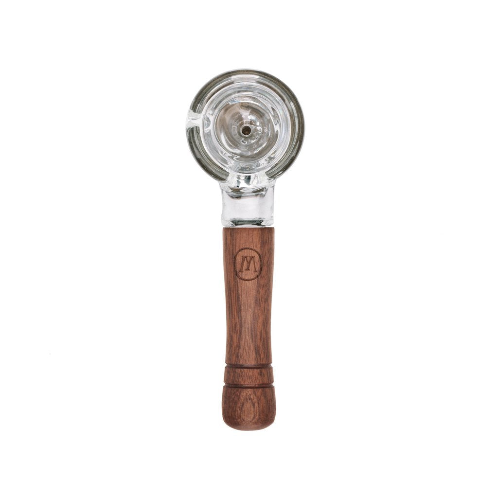 Marley Natural Walnut Wood Spoon Pipe top view