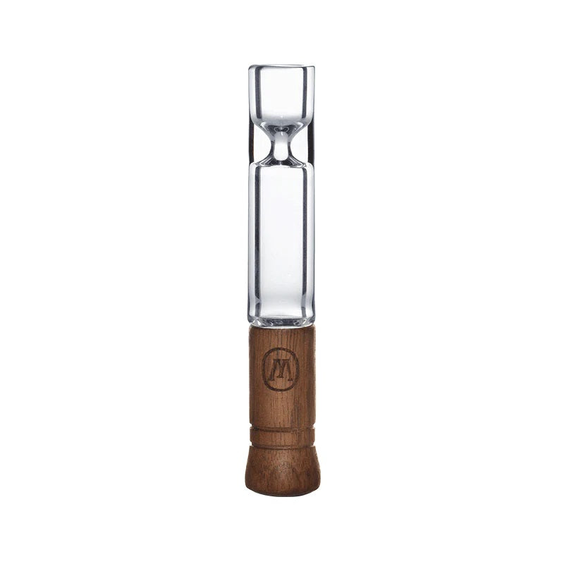 Marley Natural Taster — glass and wood taster chillum