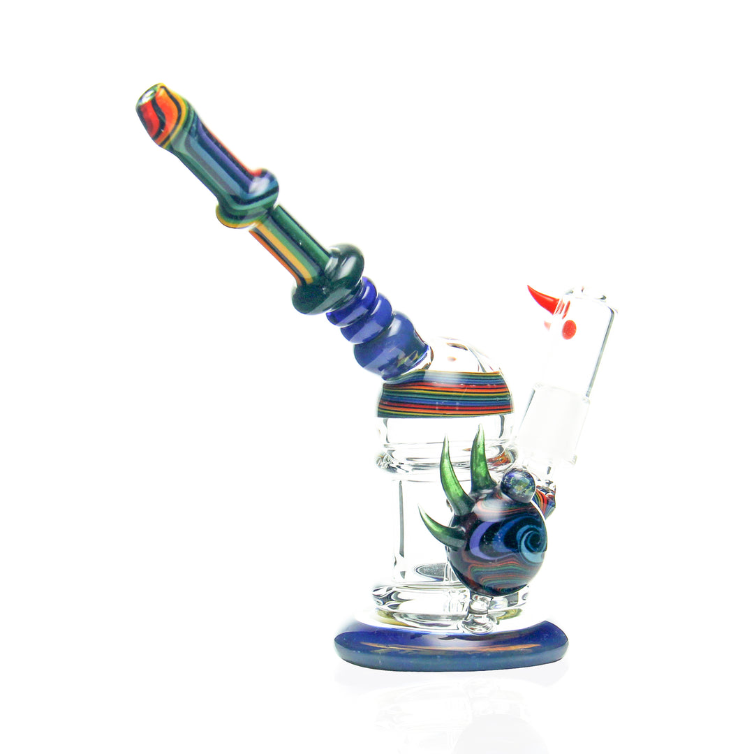 Merc Minions Glass Rainbow Rig side view