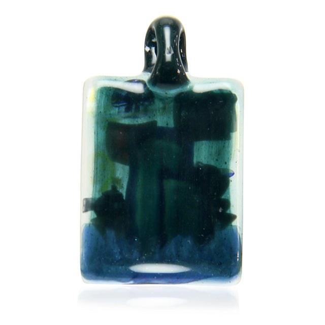 Micro Glass Mario Pendant side view