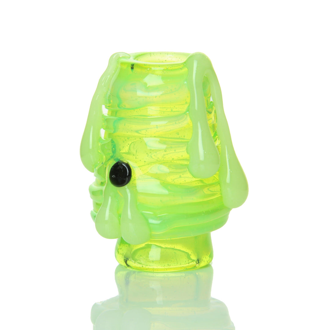Miller 18mm Bee Hive Dome Slyme — sculpted beehive 18mm vapor dome in slyme