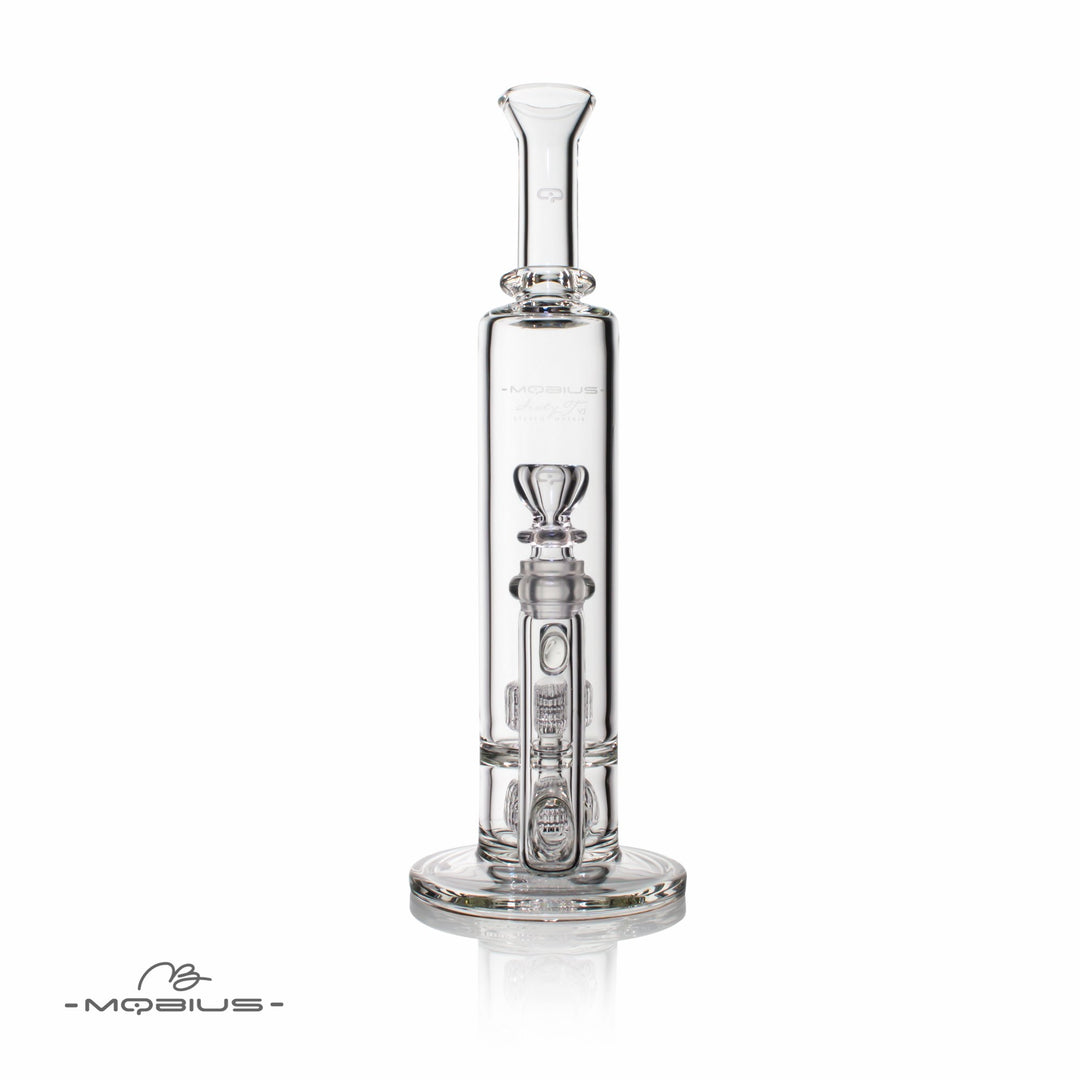 Mobius Glass 60T V3 Stereo Matrix bong side view of matrix chamber