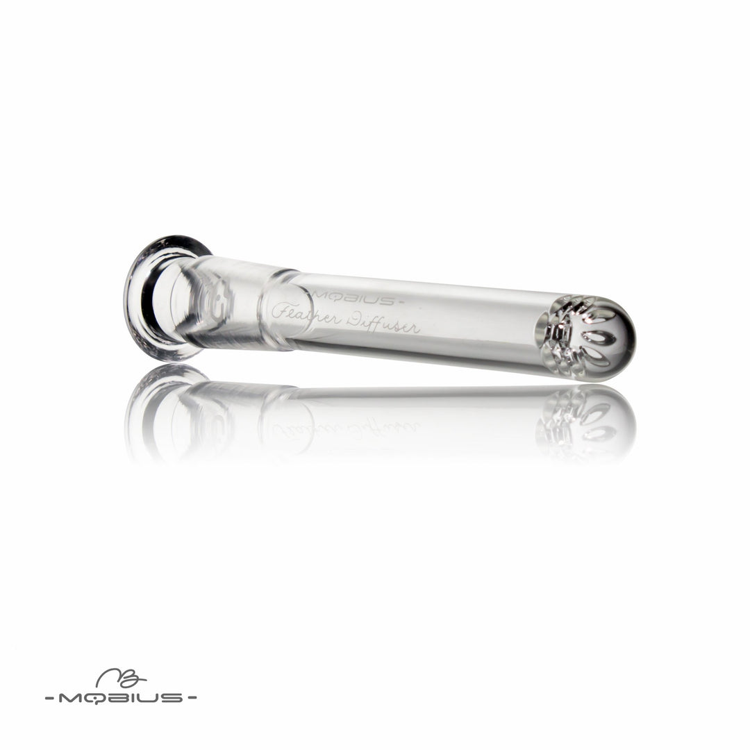 Mobius Feather Diffuser Downstem 5 inch side view