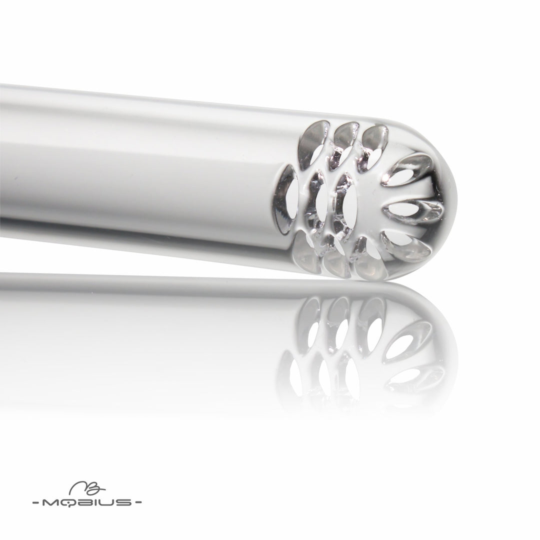 Mobius Feather Diffuser Downstem 5 inch detail view