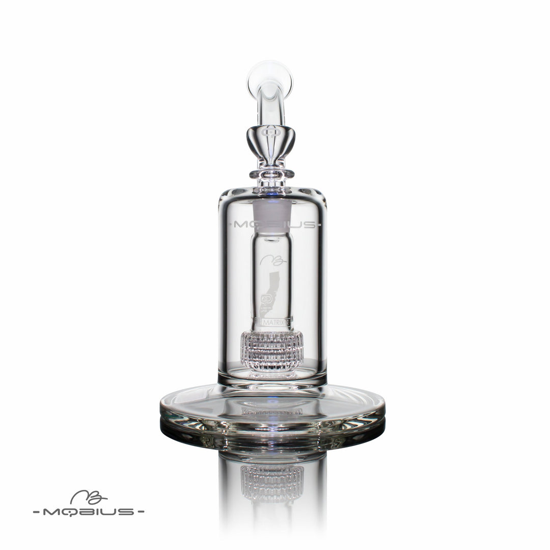 Mobius Glass Ion Matrix V1 bong side view of ion percolator chamber