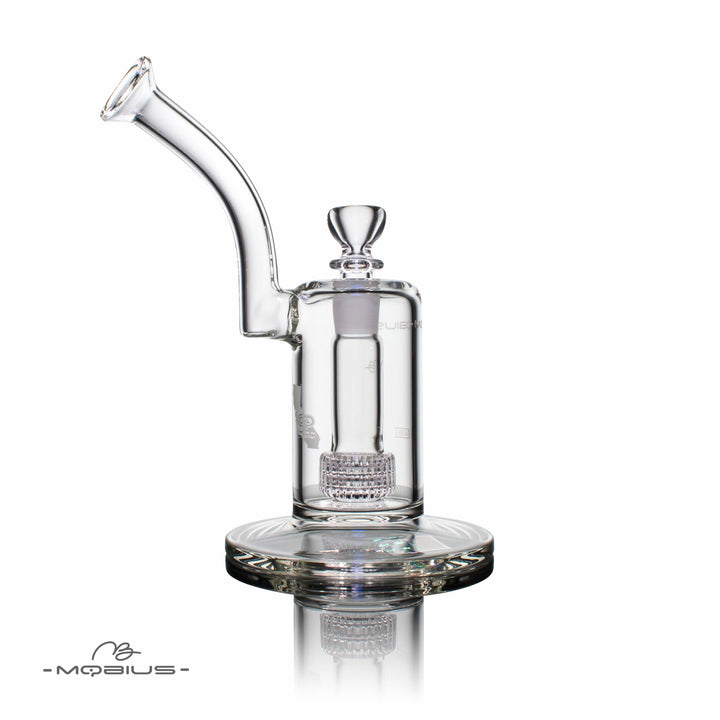 Mobius Glass Ion Matrix V1 bong alternate angle showing percolator