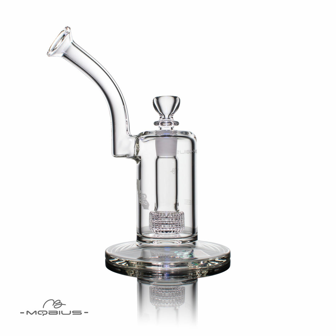 Mobius Glass Ion Matrix V1 bong alternate angle showing percolator