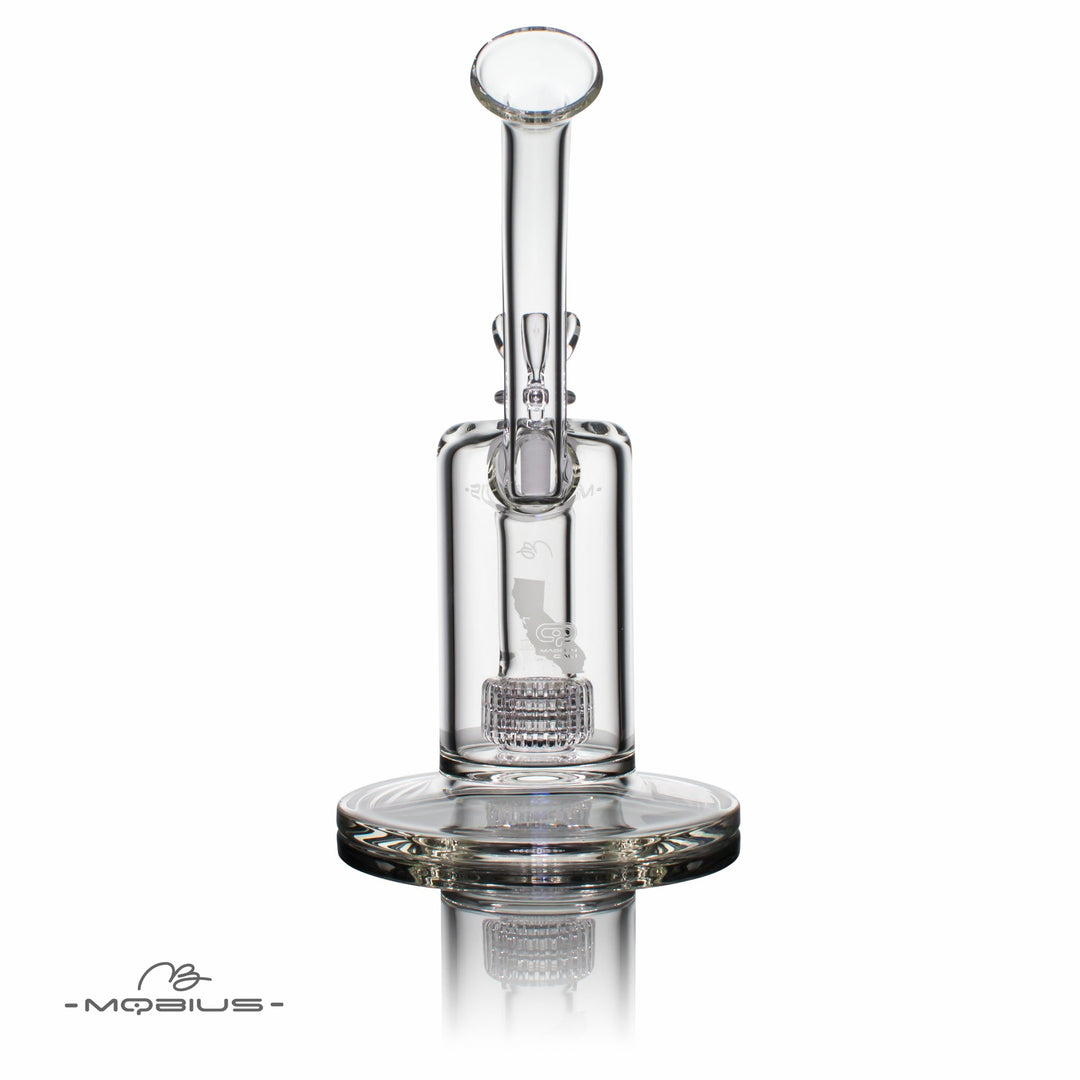 Mobius Glass Ion Matrix V1 bong detail of mouthpiece