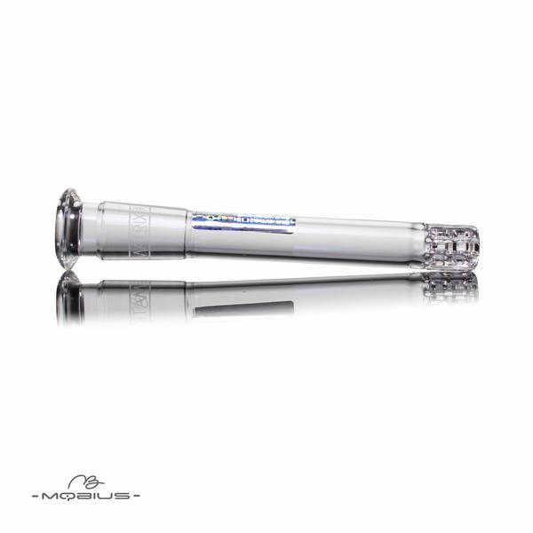 Mobius Matrix Diffuser downstem — 5.0-inch slitted glass diffuser downstem for water pipes