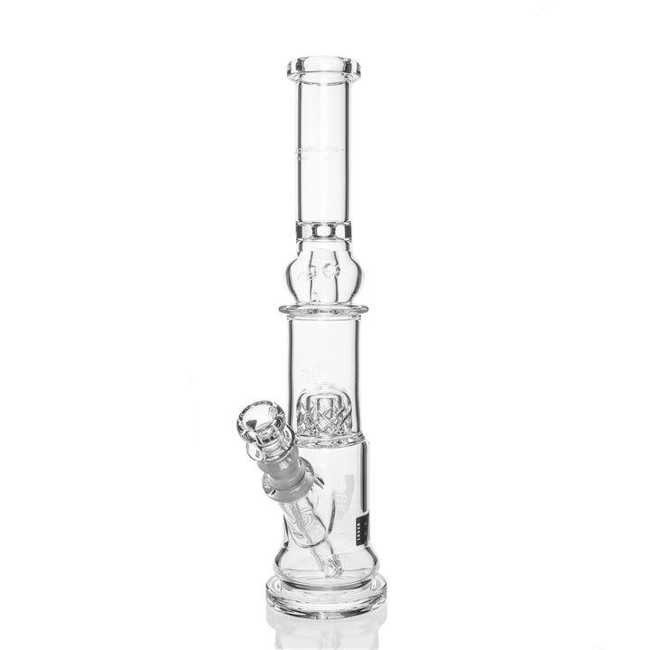 Mobius Glass Nano Reti V2 — compact reticulated perc bong, high-res studio shot