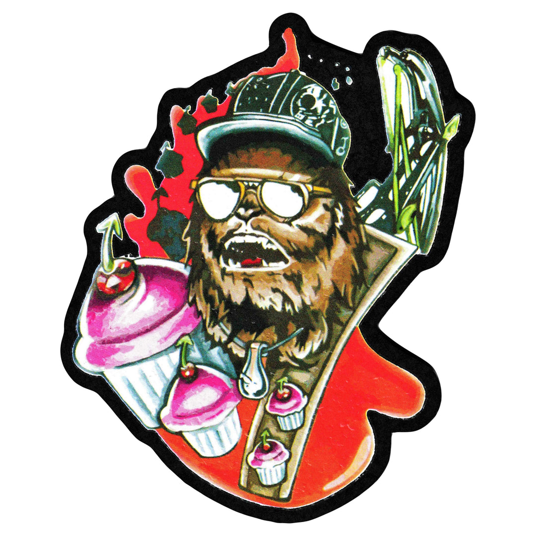 Moodmats Team Death Star Wook G — round artist-series dab mat with Team Death Star Wook G artwork