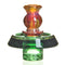 Mothership Glass - Maria Cap - Flower Of Life - Amber Purple